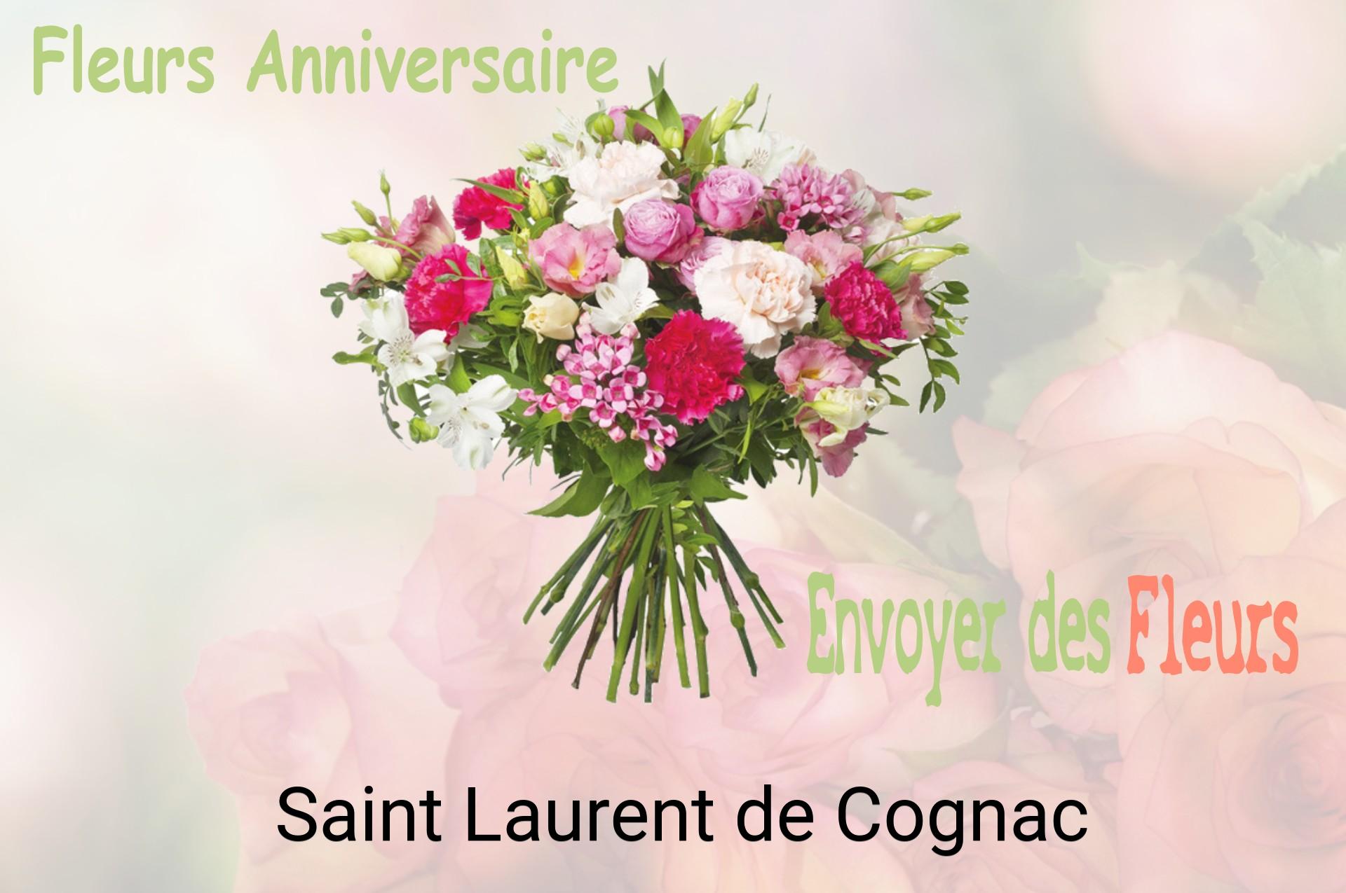 Bouquet de fleurs d’anniversaire livré à Saint-Laurent-de-Cognac