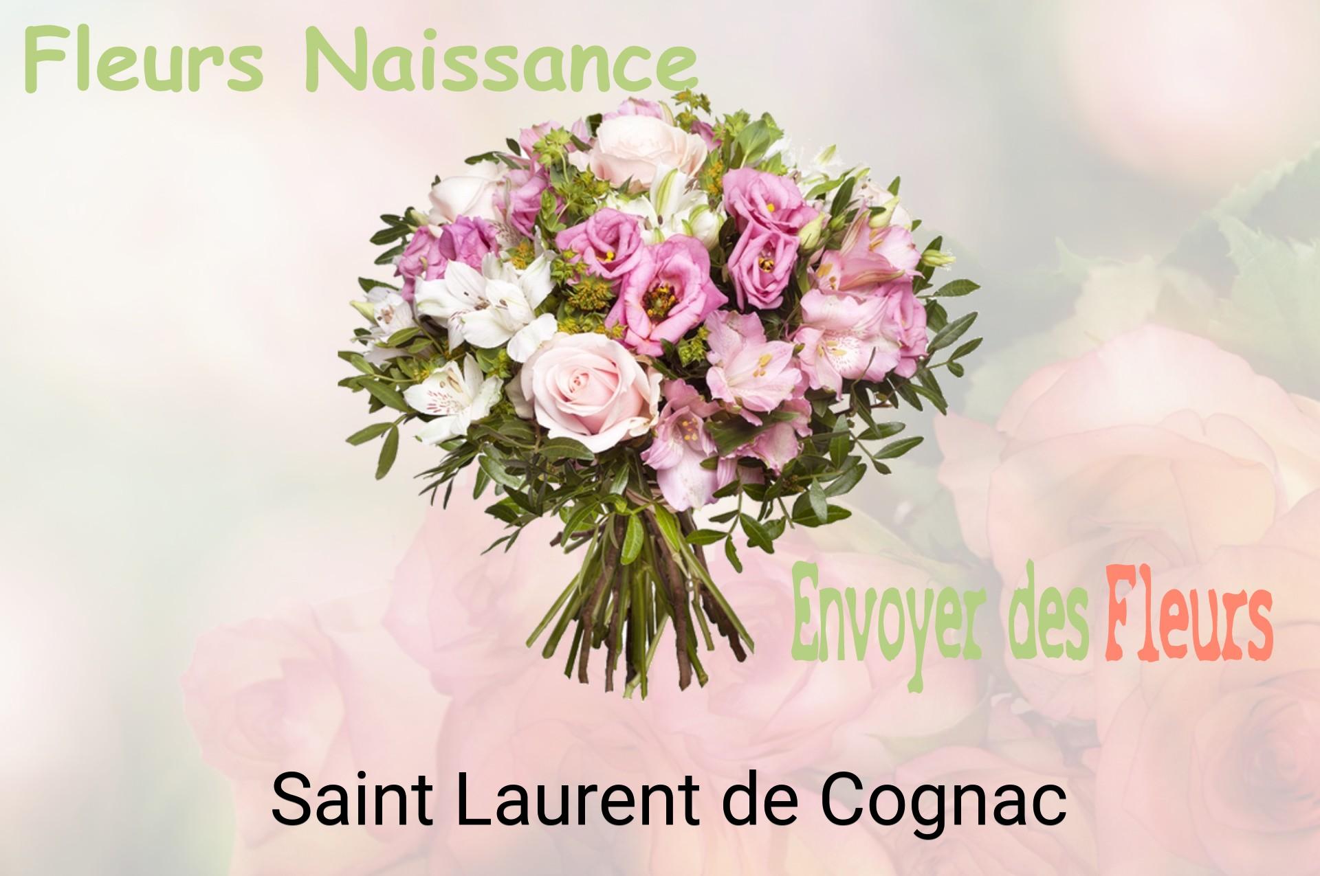 Bouquet de fleurs de naissance livré à Saint-Laurent-de-Cognac